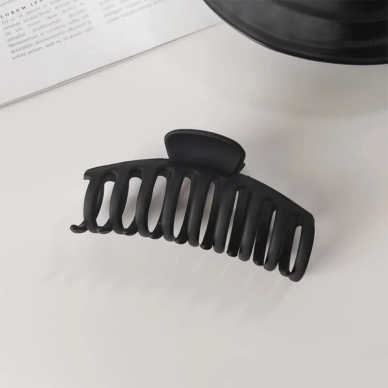 HABO Haar Klammer Elegant Schwarz Damen Business Haare Ästhetisch Kunststoff