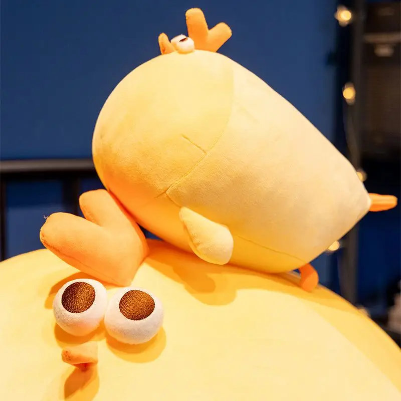 Squishy Gelb Küken Puppe Gefüllte Fettsäuren Weiche Huhn Tier Plüsch Spielzeug E