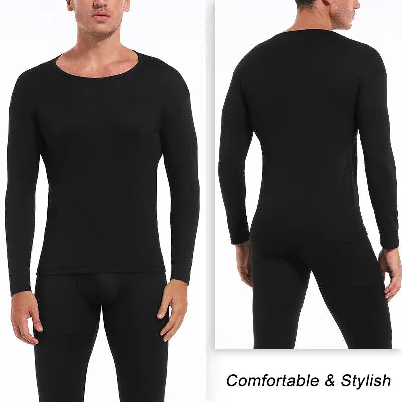 HABO Thermo-Unterwäsche für Männer Long mit Fleece-Fütterung, SportBasis-Schicht