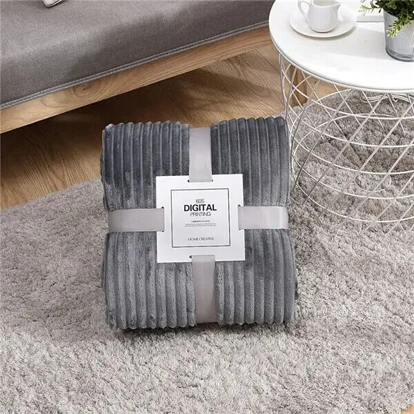HABO Decke Warm Bettdecke Flauschig Kuscheldecke Flanell Rosa Blau Weich Winter