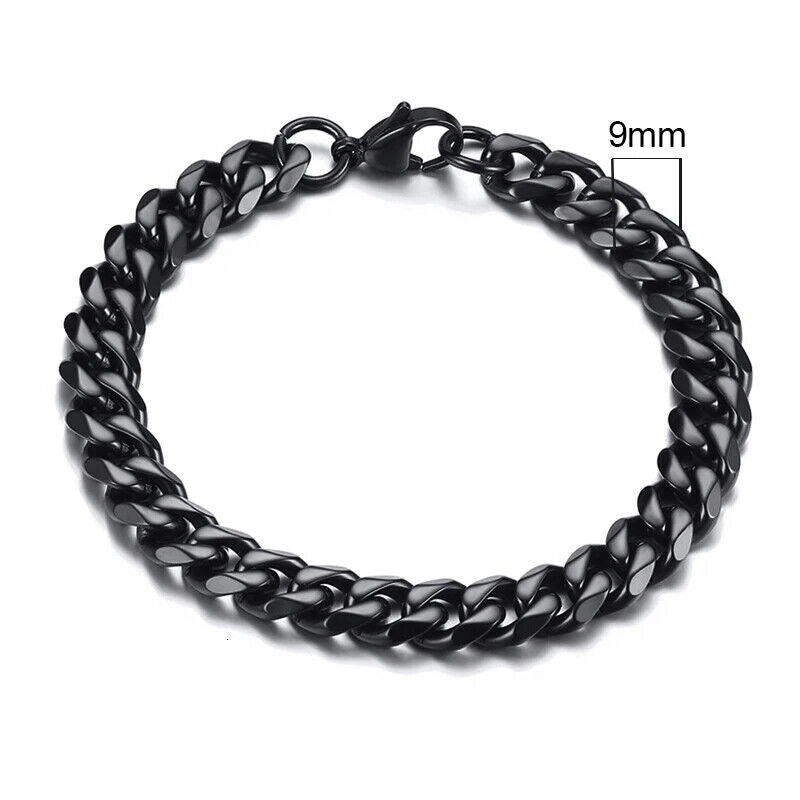 HABO 3–11 Mm Gold / Silber Armband Herren Casual Dick Kette Edelstahl Geschenk
