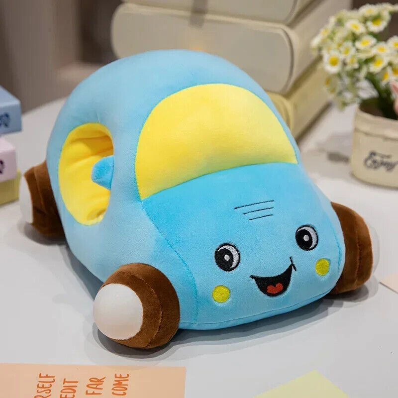 HABO Auto Plüschtier KInder Schlaf Kissen Mit Loch Cartoon Jungen Spielzeug Bunt