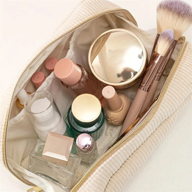HABO Cord Kosmetik Beutel Make Up Waschtasche Kultur Tasche Geldbörse Frauen