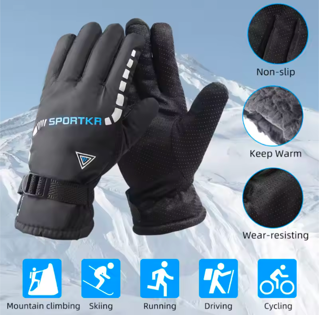 Winter Fahrradhandschuhe wasserdicht Ski Motorrad Unisex thermal Handschuhe