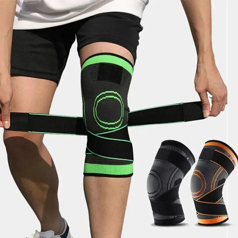 HABO Knie-Kompressionshülle mit Trägern für Sport und ganztägigen Gebrauch