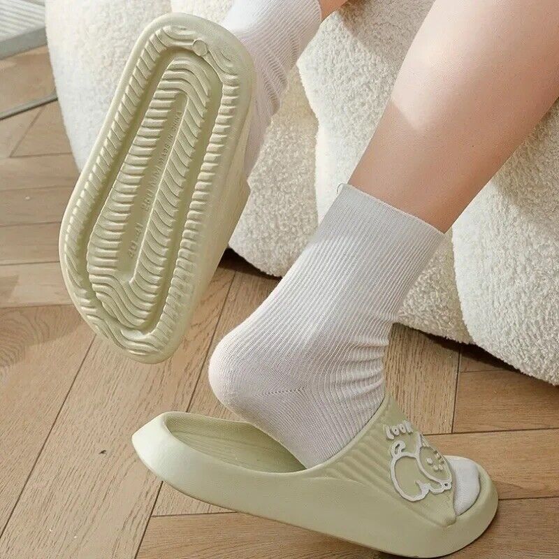 HABO Katze Hausschuhe Damen Badeschuhe Süß Strand Flip Flop Koreanisch Latschen