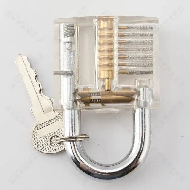HABO Transparente Schlösser – Mini-Übungs-Ansicht mit Sichtbarem Cutaway