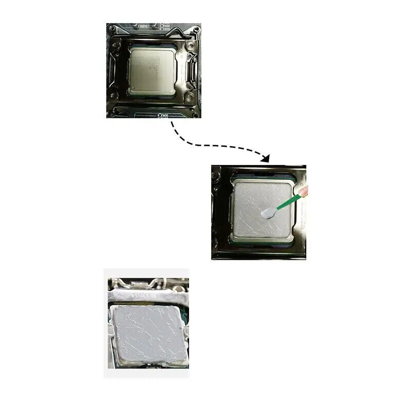 HABO Wärmeleitende Fett Paste für CPU & Computer – Silikonputz-Kühlkörper