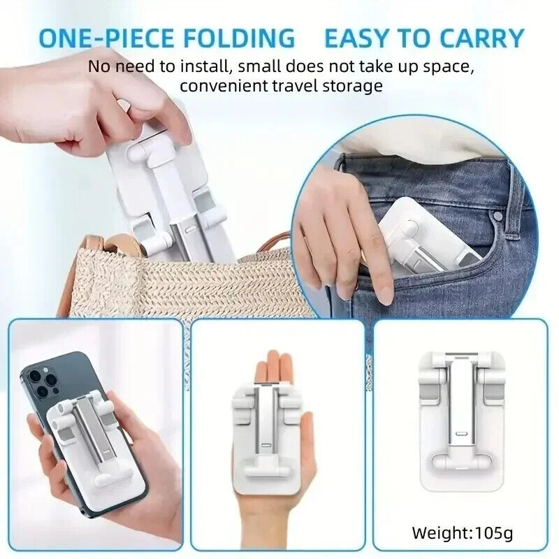 HABO Faltbarer Handy Halter Flexibler Tablet Ständer Verstellbar für alle Geräte