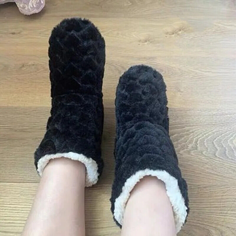 HABO Dicke Thermo Socken gefütterte Schuhe Socken sehr warm und kuschelig Winter