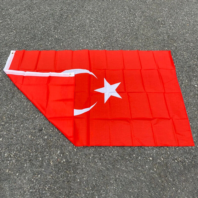 HABO Türkei Flagge 90 x 150 cm Türkiye Fahne Merch Groß Halbmond Ankara Türkisch