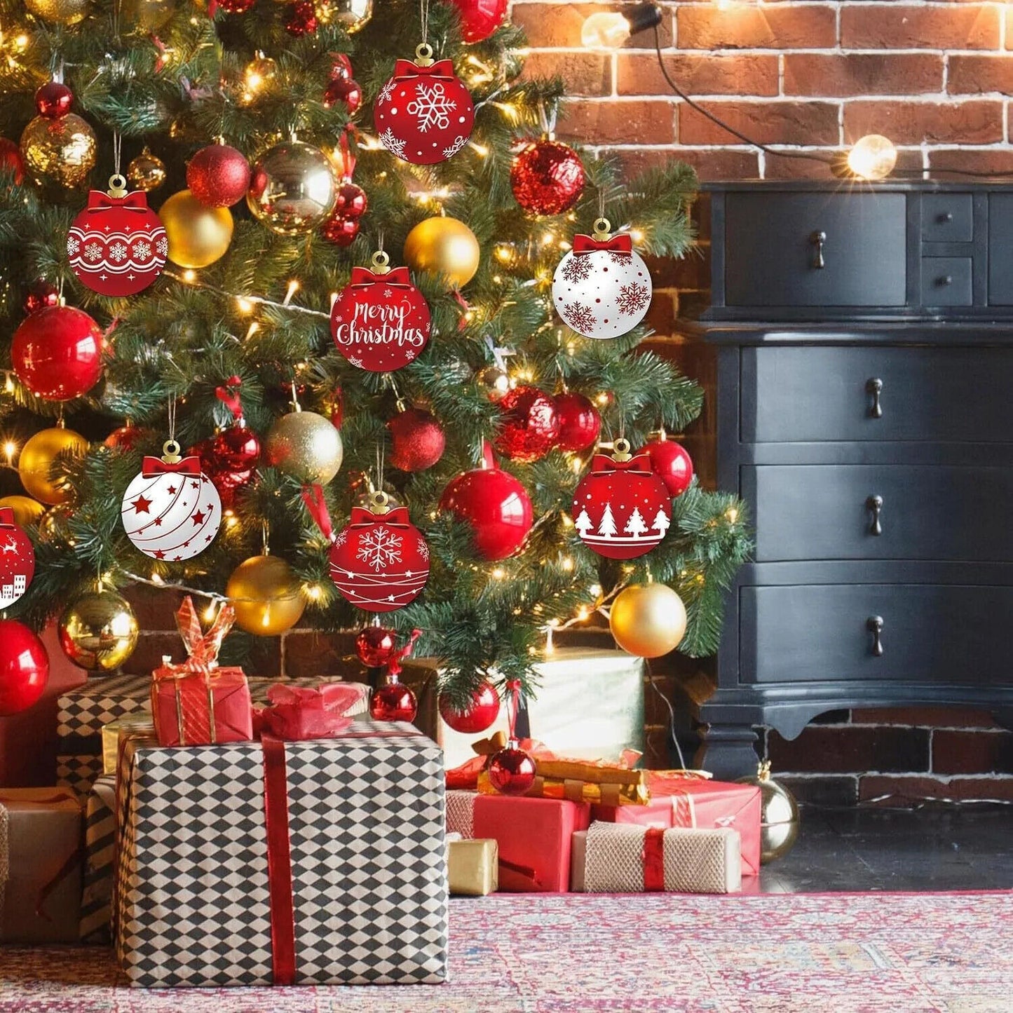 HABO Christbaum Kugeln Weihnachtsdekoration Weihnachtsbaum Anhänger Ornamente