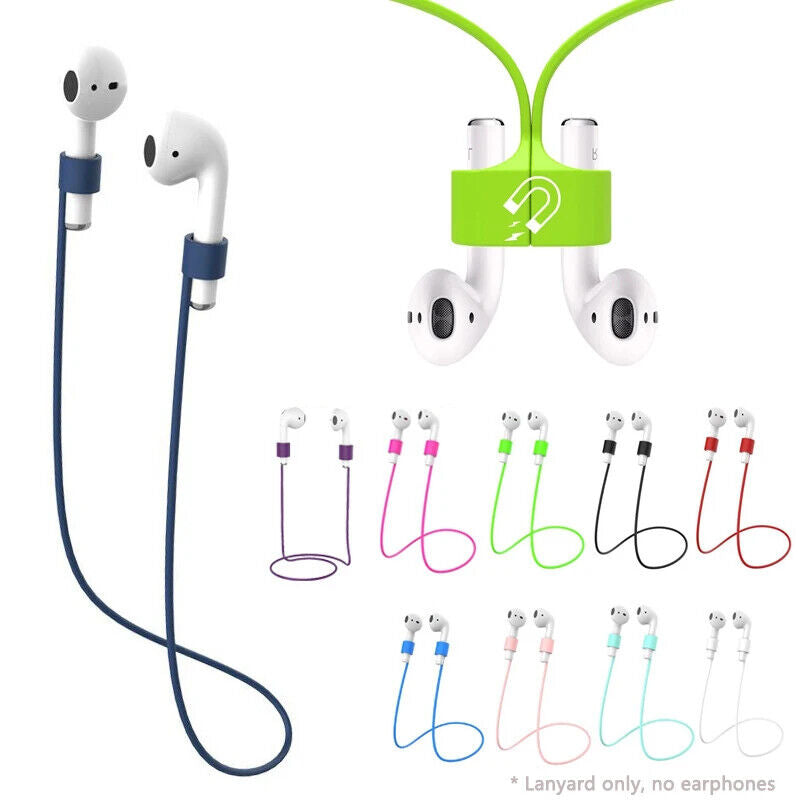HABO Silikon Anti-Verlust Magnetseil für AirPods – Ohrhörer Strap für AirPods