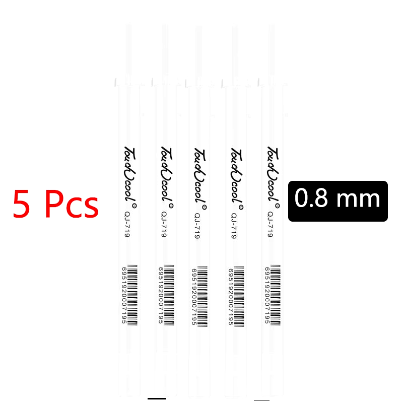 HABO Weiße Markierungsstifte Set – 2,0 mm, Ölig, Wasserdicht, Gelstifte