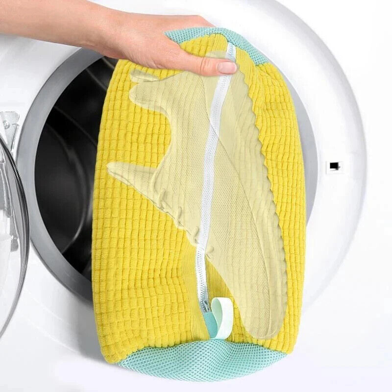 HABO Waschschuh-Tasche aus Baumwolle Flauschige Fasern Entfernen & Schmutzschutz