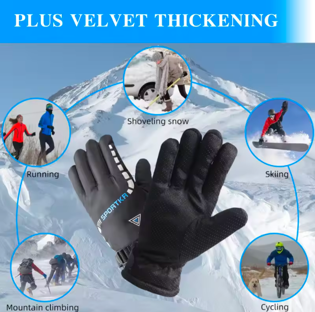 Winter Fahrradhandschuhe wasserdicht Ski Motorrad Unisex thermal Handschuhe