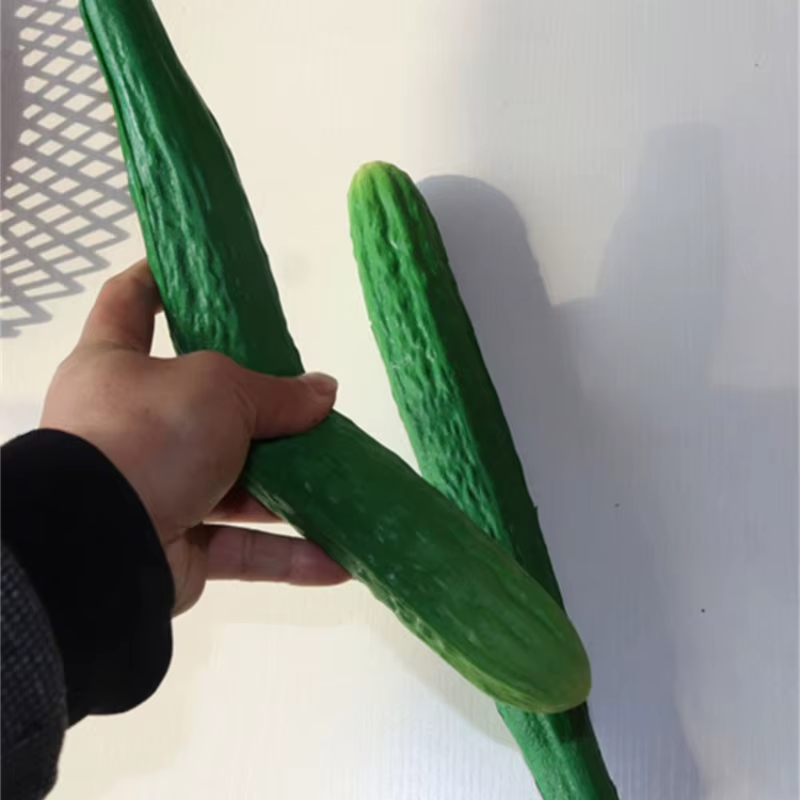 HABO Fake Aubergine Gurke Realistische Nachbildung Obst Dekoration Gemüse