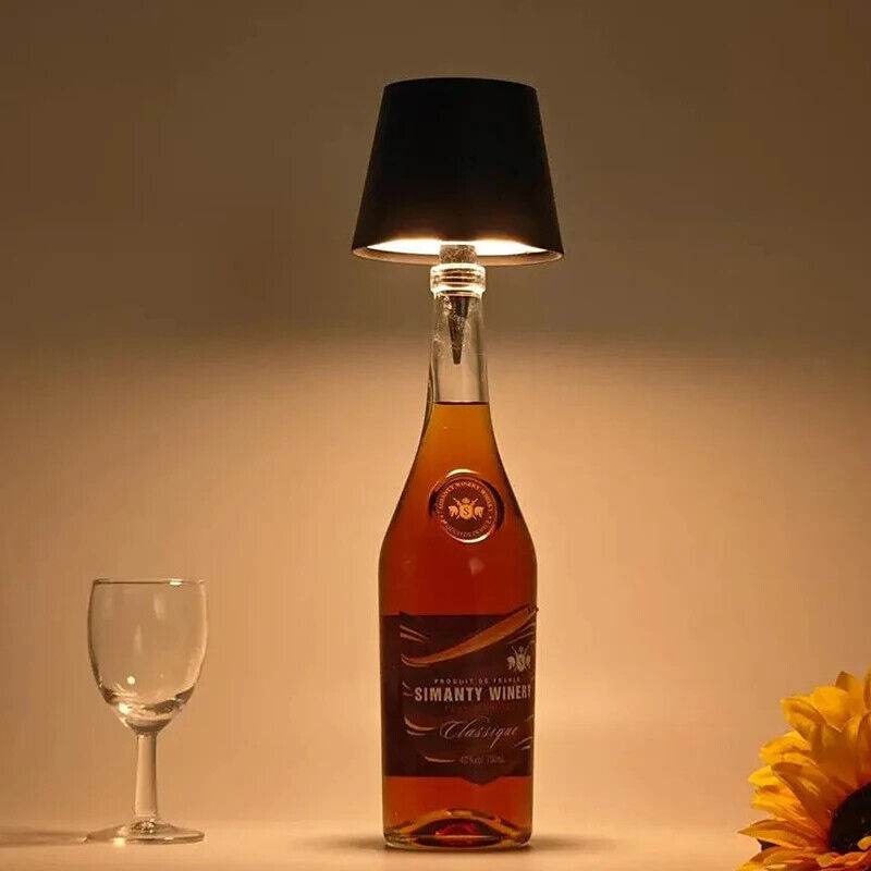 HABO Flaschen Tischlampe Touch-Steuerung Dimmbar Lampe Flasche Garten Sommer