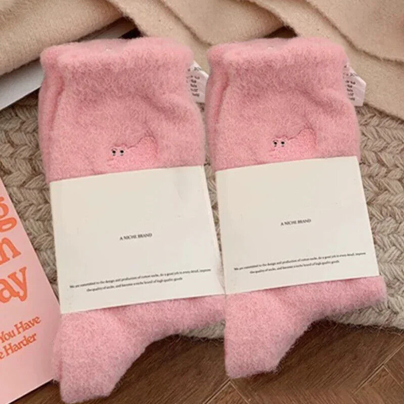 3 Paar Premium Katzen Socken Weiche Plüsch Socken sehr warm Winter flauschig