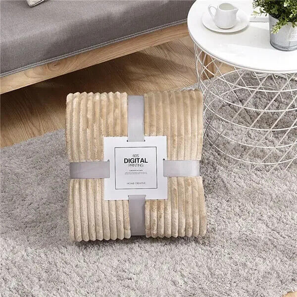 HABO Decke Warm Bettdecke Flauschig Kuscheldecke Flanell Rosa Blau Weich Winter