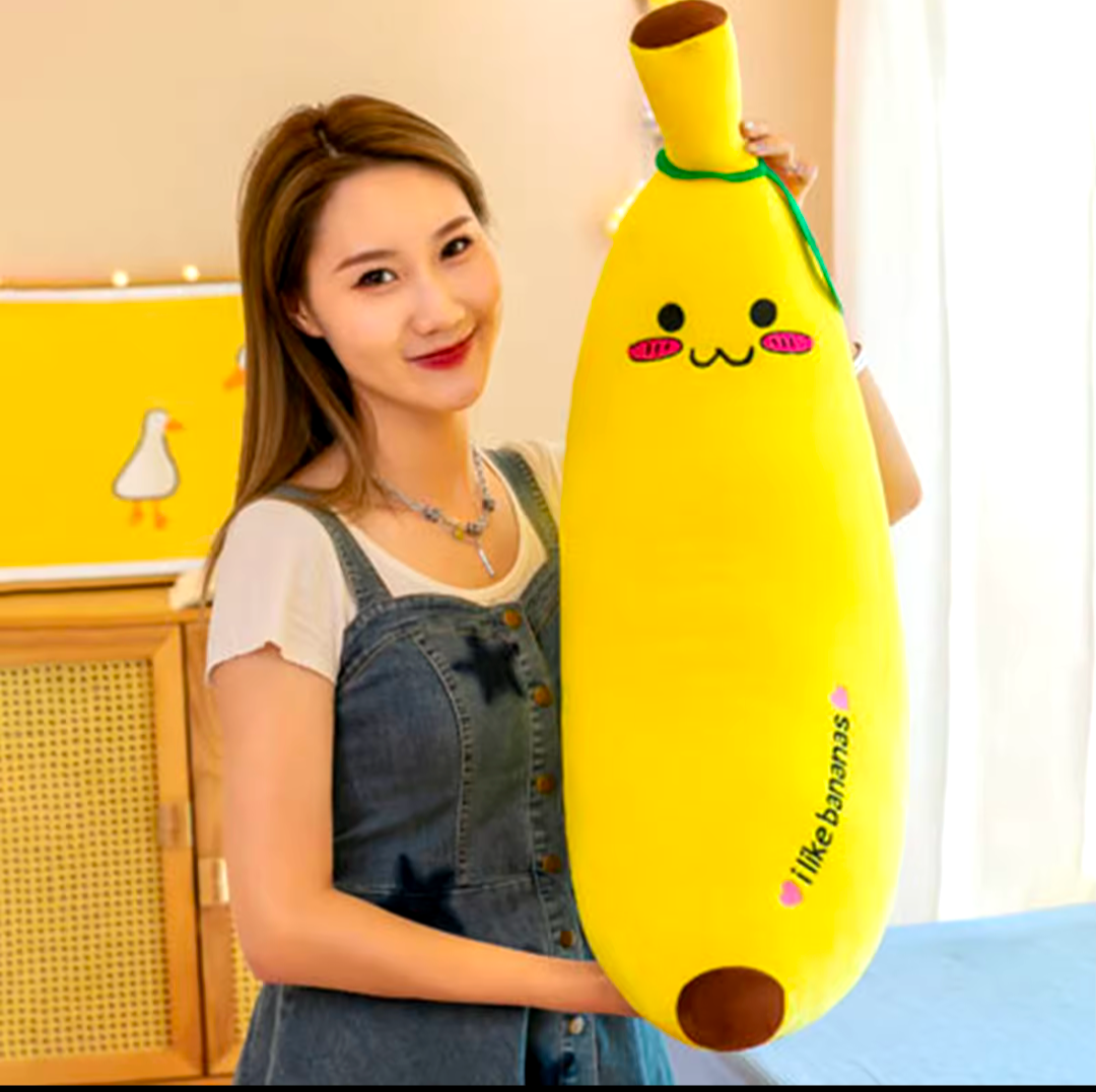 Banane Kuscheltier Plüschtier Bananen Kissen Baumwolle Spielzeug Obst