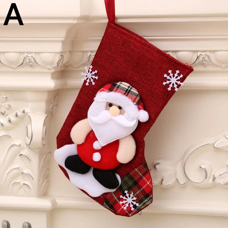 HABO Weihnachts Strümpfe Socken Santa Schneemann Weihnachten Christbaum Dekor