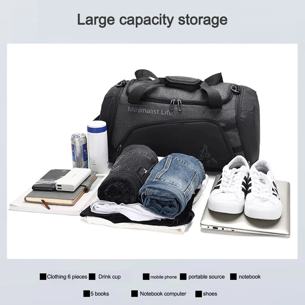 HABO Wasserdichte Nylon Sporttaschen Yoga Fitness Handtasche für Männer Frauen