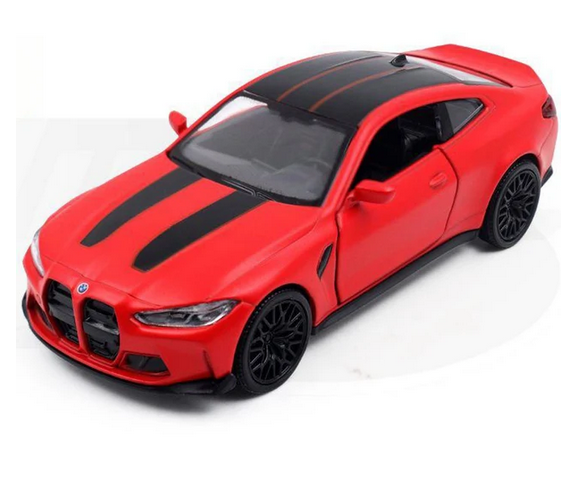 BMW M4 CSL 1:36 Modell Spielzeug Sammler Metall Auto Kinder Weiß Grau Rot
