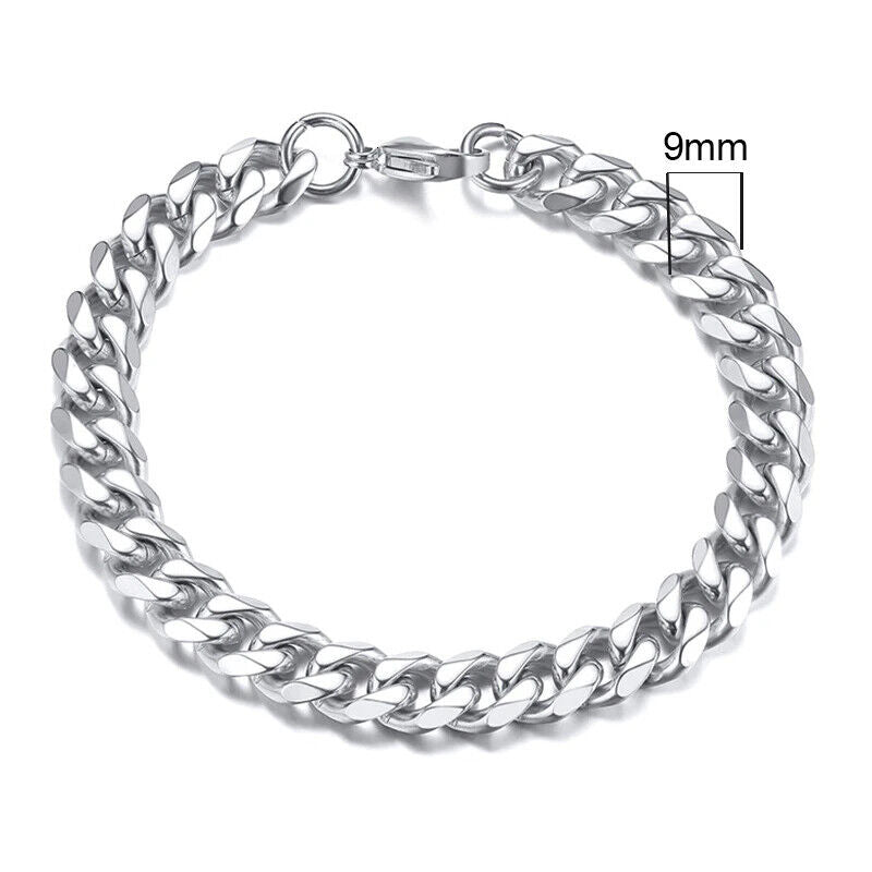 HABO 3–11 Mm Gold / Silber Armband Herren Casual Dick Kette Edelstahl Geschenk