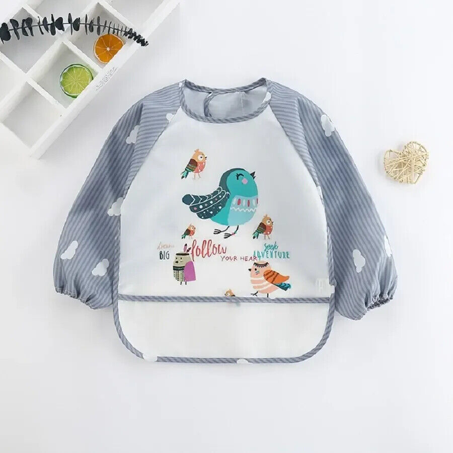 HABO Baby Kittel – Cartoon Tier Langarm Kunstschürze für Kleinkinder