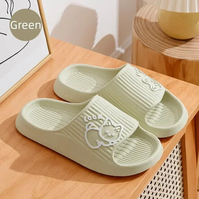 HABO Katze Hausschuhe Damen Badeschuhe Süß Strand Flip Flop Koreanisch Latschen
