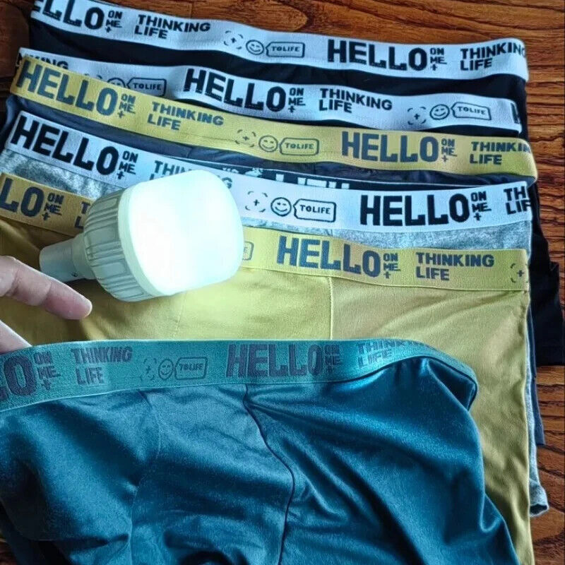 6 Stück Herren Unterwäsche Boxershorts Männer Baumwolle Unterhose Atmungsaktiv