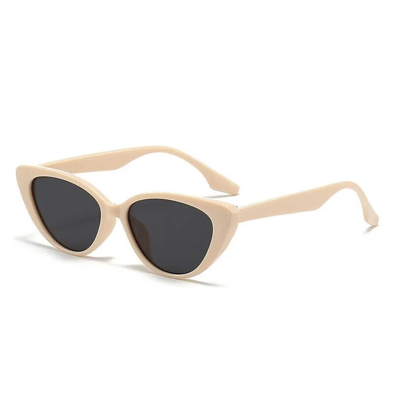 HABO Vintage Cat Eye Frauen Sonnenbrille Stylish Damen Schwarz Braun 2024 Retro