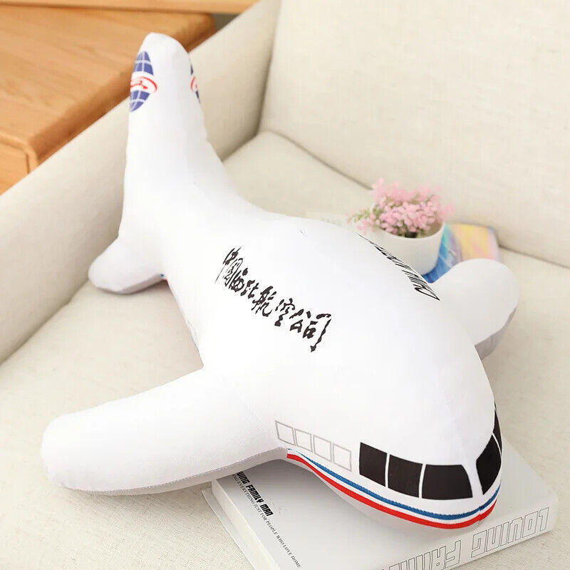 Flugzeug-Plüschkissen - Großes Kuscheltier 40/60/80cm