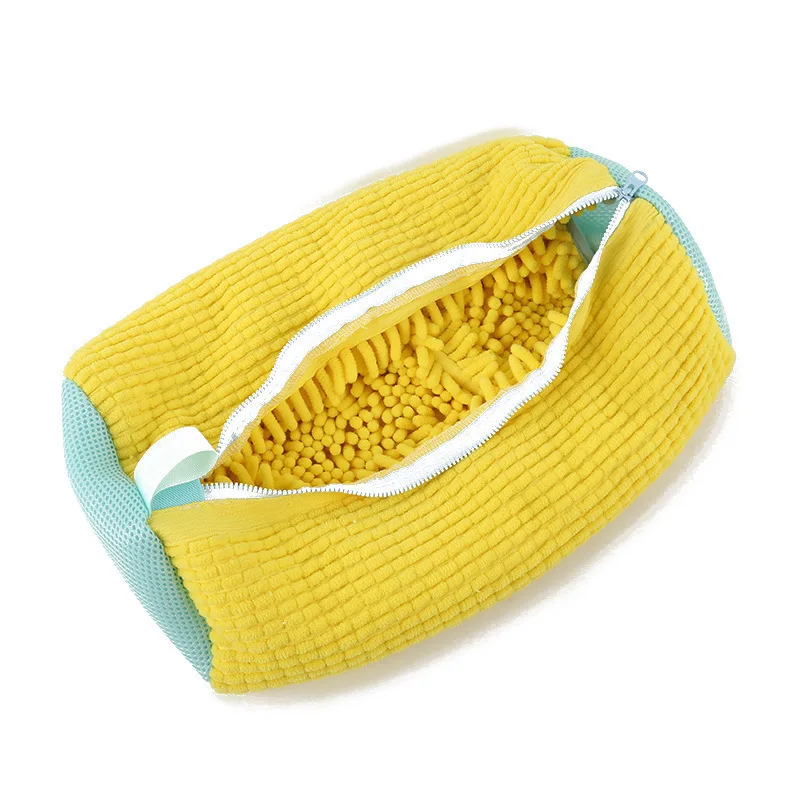 HABO Waschschuh-Tasche aus Baumwolle Flauschige Fasern Entfernen & Schmutzschutz