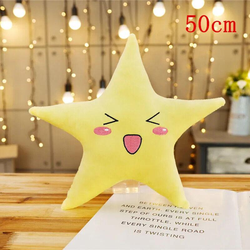 Kawaii Sky Serie – Weiches Stern-Kissen im Pentagramm-Design