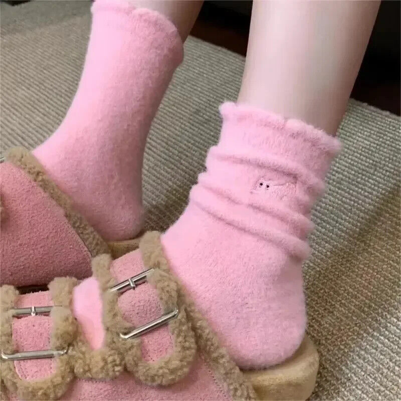 3 Paar Premium Katzen Socken Weiche Plüsch Socken sehr warm Winter flauschig