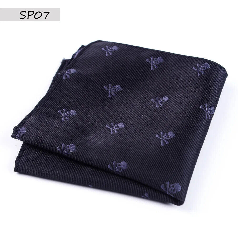 HABO Vintage Paisley Männer Taschentuch mit Blumen-Druck für Anzug & Brusttasche