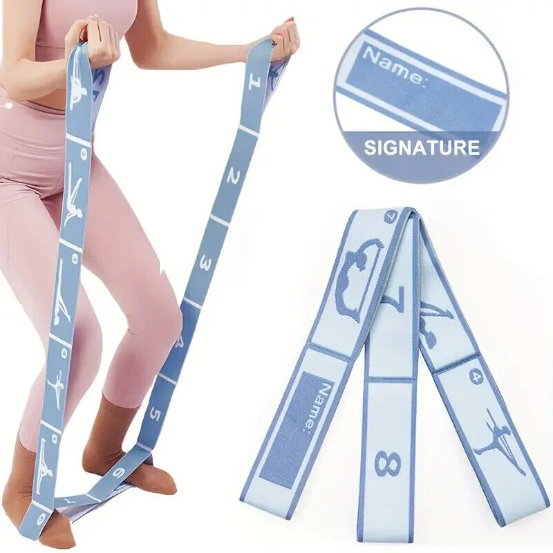 HABO Band Yoga Stretching Gürtel Elastische Bänder für Pilates Trainings