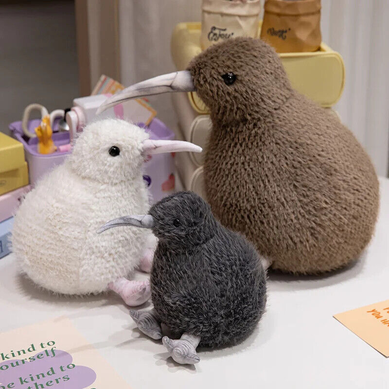 20-35 cm Plüsch-Kiwi-Vogel – Weiches Kissen und Spielzeug aus Neuseeland