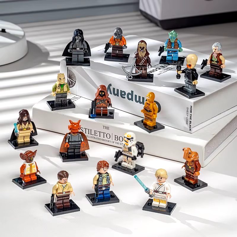 Star Was Baustein Figuren Steckbausteine Figuren Film Modelle Krieg der Sterne