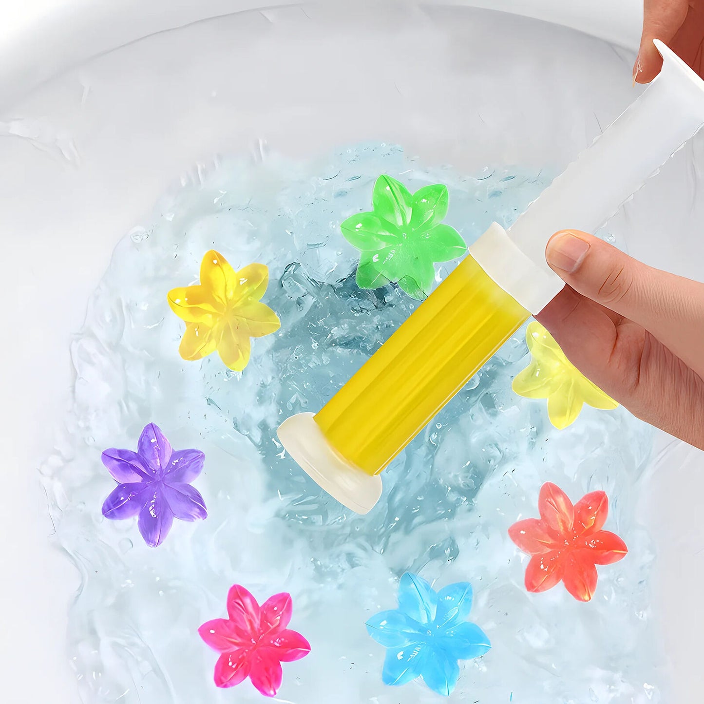 HABO Blume Toilettenreiniger Gel Aromatisches Reinigungsmittel Geruchsentfernung
