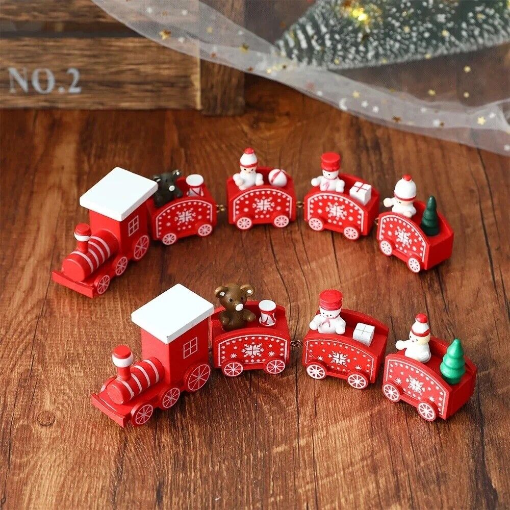 HABO Weihnachtszug /Adventszug Weihnachten Geschenk Kinder Dekoration Rot Grün