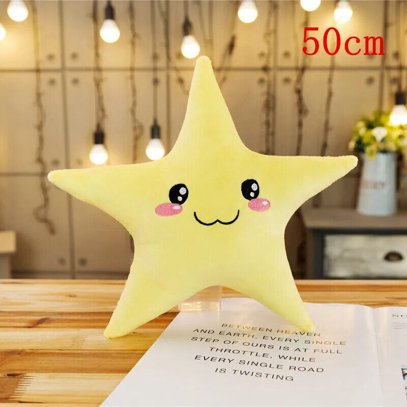 Kawaii Sky Serie – Weiches Stern-Kissen im Pentagramm-Design