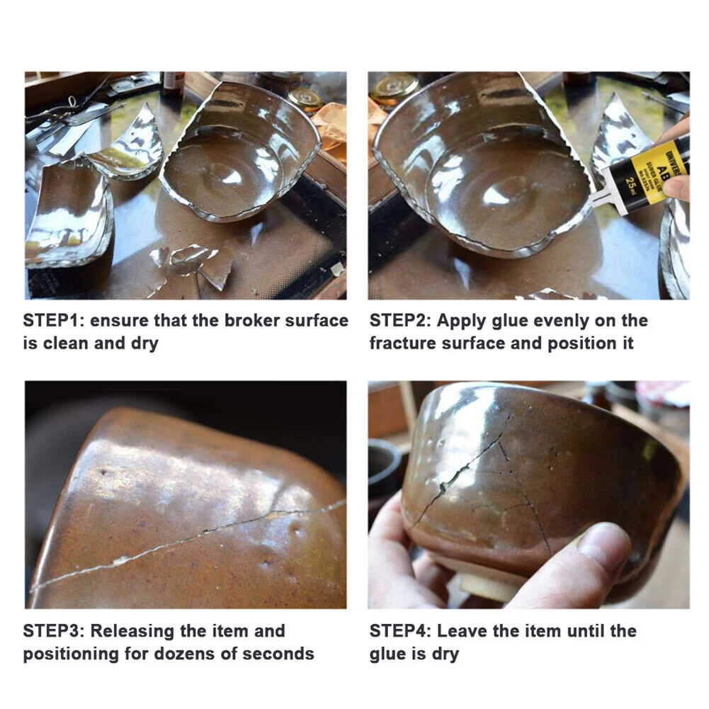 HABO Epoxidharz-Kleber – Wasserdicht, Schnell Stark für Holz, Kunststoff, Metall