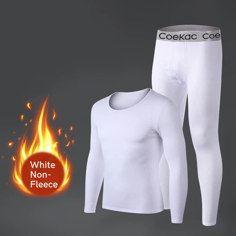 HABO Thermo-Unterwäsche für Männer Long mit Fleece-Fütterung, SportBasis-Schicht
