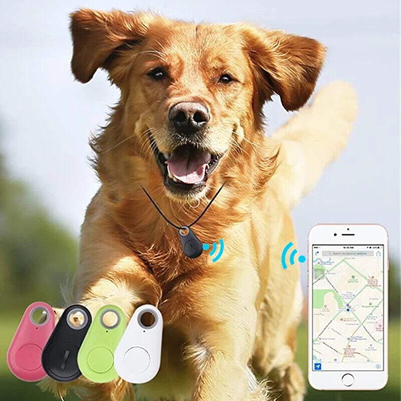 GPS Tracker für Haustiere Mini Bluetooth Anhänger Locator für Auto Kind Haustier