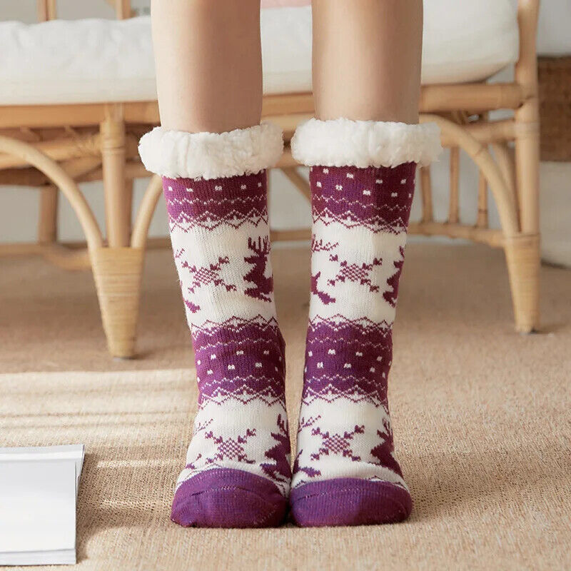 HABO Dicke Wollsocken Weihnachts Socken Geschenk warm Winter Weihnachten Socken