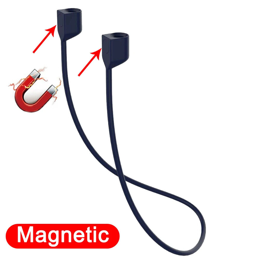 HABO Silikon Anti-Verlust Magnetseil für AirPods – Ohrhörer Strap für AirPods