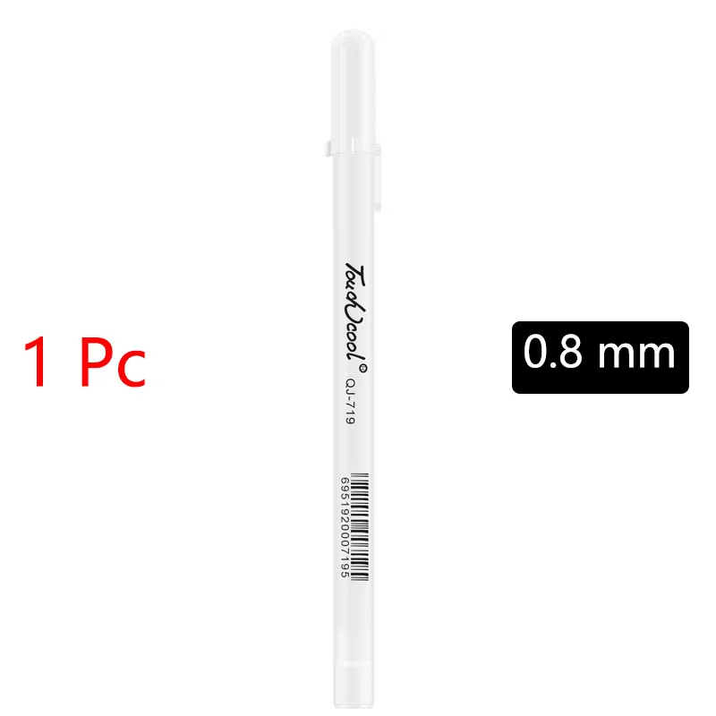 HABO Weiße Markierungsstifte Set – 2,0 mm, Ölig, Wasserdicht, Gelstifte